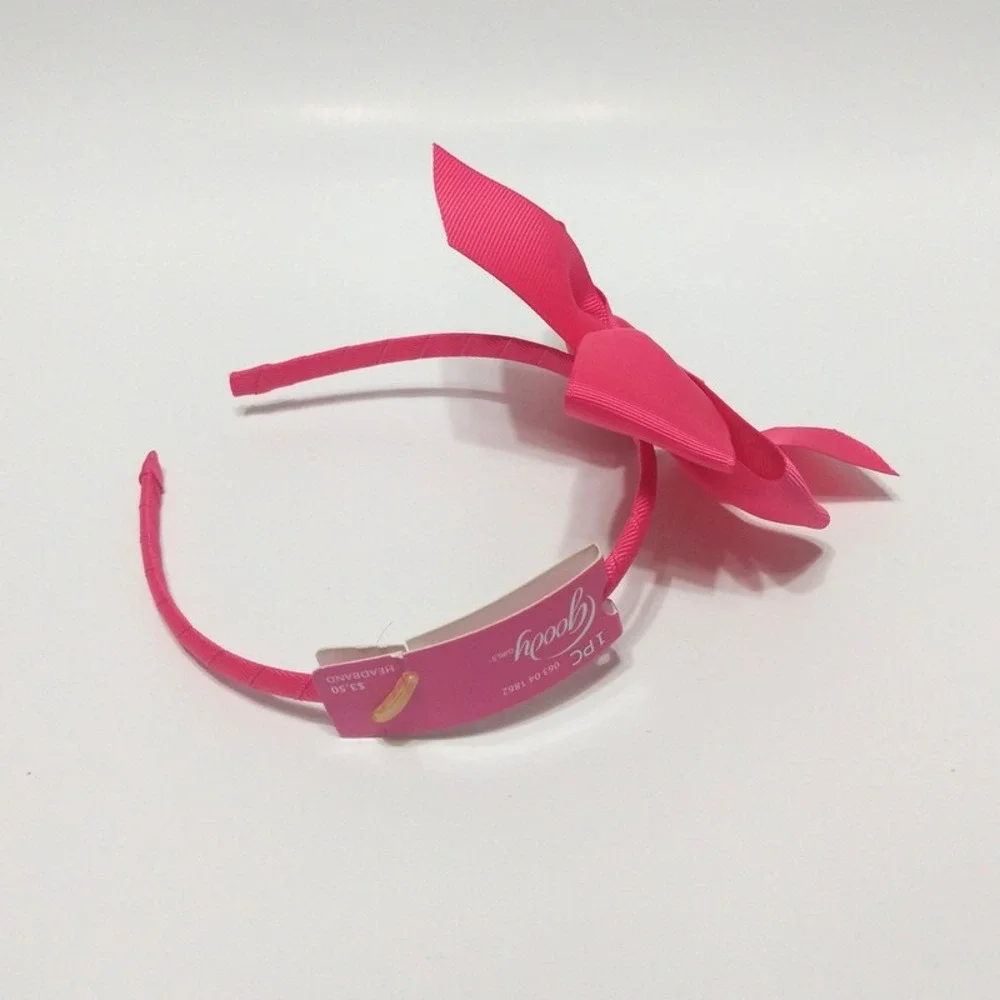 Goody Girls Headband Hot Pink Bow - 1 Pc - Brand new